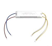 Controlador LED 3 colores AC165-265V Voltaje de entrada Multi Watts 20-40W 30-50W 40-60W para plafón de techo tira tubo lámpara de techo, sobrecorriente, cortocircuito, sobretemperatura Pro (40-60 W))