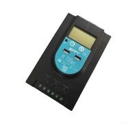 Controlador para Solar MPPT 30A 12V/24V con Ventilador Controlador | Tecnología MPPT avanzada, ventilador refrigeración , pantalla LCD clara, 12V/24V para auto, eficiente carga