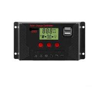 Controlador solar 12V/24V, 80A para batería PWM para cargador regulador para sistema inteligente de luz de calle (100A)