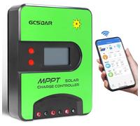 Controlador solar MPPT de 20A, 12V/24V, para paneles solares con voltaje inferior a 75V, con conectividad WiFi