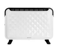 Convector CH-106492 (2.000 W, Superficie de hasta aprox. 20 m², Blanco/ Negro)