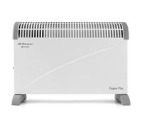 Orbegozo Convector CVT 3400 A – 3 niveles 750-1250-2000W – Turbo, termostato regulable, blanco