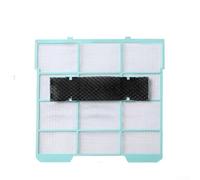 Conveniente accesorio de filtro de aire acondicionado para Midea protege el aire interior del polvo y las impurezas (32,5 x 32 cm)