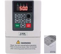 Convertidor 220 380,2,2 kW, variador de velocidad, motor, entrada monofásica de 220 V, salida trifásica de 380 V. Variador de frecuencia (VFD) para