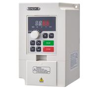 Convertidor de frecuencia VEVOR, 3 HP, 2,2 kW, 5 A, entrada de corriente alterna trifásica de 380 V a salida de corriente alterna trifásica de 0-380 V, frecuencia de salida de 0-2000 Hz