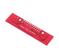 Convertidor de Nivel Lógico Bidireccional de 8 Canales, Rojo | Latón y Plástico, Doble Tensión, Dúplex Completo, para Sensores y Analizadores en Prototipos