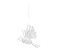 Cooee Design Colgante decorativo de pájaro de papel set de 2 Natural
