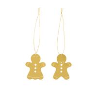 Cooee Design Decoración navideña pepparkaka 6 cm Latón