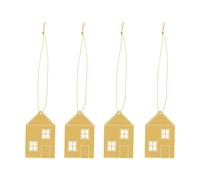 Cooee Design Decoración navideña Town house 6 cm Latón