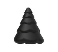 Cooee Design Decoración Snowy árbol de navidad 20 cm Black