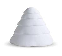 Cooee Design Decoración Snowy árbol de navidad 20 cm White