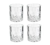 COOK CONCEPT - KV7190 Jarra de Whisky con 4 Vasos a Juego - Diseñada para Degustación - Servicio Práctico - Capacidad 930 ml - Tamaño 9 x 9 x 22,80 cm - Color Transparente