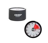 COOK CONCEPT Temporizador Imantado de Cocina sin Pilas Color Aleatorio | Temporizador imantado, indicador de zona roja, fijación a la nevera, funciona sin pilas, cocción controlada, aleatorio