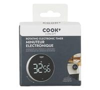 Cook Concept Temporizador Magnético Giratorio Electrónico con Minutero y Cronómetro