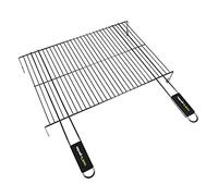 Cook’in Garden - Parrilla con pie Simple, 2 Asas, Dimensiones 60 × 40 cm, Resistente a Las Llamas y Altas temperaturas, Mango Soft-Touch práctico, Compatible con Varias Marcas