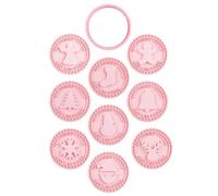 Cookie Cutter Stamps Christmas 3D Reusable Non-Stick Christmas Baking Tool | Dough Press Fondant Cutter Mold for Kitchen Bakery Home Restaurant School Classroom Studio Canteen Diner