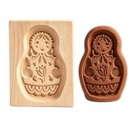 Cookie Molds - Embossing Wooden Reusable DIY Baking Craft Supplies | Embossing Wooden Cookie Molds, Reusable DIY Baking Supplies For Home Kitchen Leisure Afternoons Family Parties