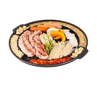 CookKing CKMT Master Grill Pan, parrilla tradicional coreana para interiores y exteriores, placa antiadherente, fabricada en Corea