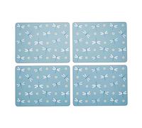 Cooksmart Juego de 4 manteles Individuales | Manteles Individuales para Mesa con diseños británicos | Manteles de Mesa para Todo Tipo de cocinas - English Meadows