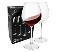 COOKY.D Copas de Vino Flotantes para Piscina Copas de Vino para Piscina de Plástico Tritan Irrompible Con Tallo - Juego de 2 480ml - Apto para Lavavajillas