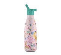 Cool Bottles Botella Térmica Infantil Acero Inox Funny Unicorns 350ml | Bebidas frías 36h y calientes 18h, acabado con pintura en relieve, acero inoxidable, sin BPA, reutilizable, Asa de Transporte