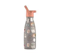 Cool Bottles Botella Térmica Infantil Acero Inox Must Have 260ml | Bebidas frías 36h y calientes 18h, acabado con pintura en relieve, acero inoxidable, sin BPA, reutilizable, Asa de Transporte