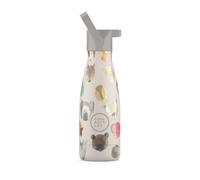 Cool Bottles Botella Térmica Infantil Acero Inox Tiny Creatures 260ml | Bebidas frías 36h y calientes 18h, acabado con pintura en relieve, acero inoxidable, sin BPA, reutilizable, Asa de Transporte