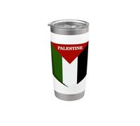 Cool Palestine Flag in the Pocket, I Love Palestine Graphic Vaso térmico de acero inoxidable de doble pared
