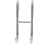 COOLHIYA Gancho Colgador para Toallas de Baño para Puerta de Ducha de Vidrio de Acero Inoxidable sin Perforación Gancho Simple y Diseño para Ahorrar Espacio