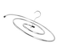 COOLHIYA Tendedero y Completamente Seco de Acero Inoxidable en Espiral Resistente para Sábanas y Colchas Adecuado para Balcón y Secado