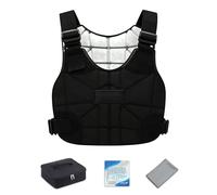 Cooling Vest, Sleeveless Jacket, 12.99x10.04 in Gear with Strong Frame, Lightweight Device with Easy Setup, Household Supply Accessory for Outdoor Construction Work Hiking Walking Camping Sports Usage