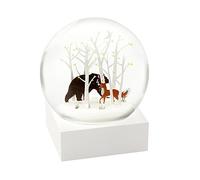 CoolSnowGlobes Zorro y Oso Bola de Nieve