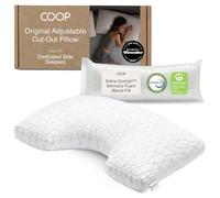 Coop Home Goods Almohada Ajustable Original Recortada, Almohadas de Cama tamaño Queen para Apoyo del Cuello y la Cabeza, Almohadas de Espuma viscoelástica, firmeza Media para Dormir de Lado