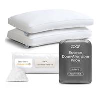 Coop Home Goods Essence - Paquete de 2 almohadas tamaño Queen (embalaje más pequeño)