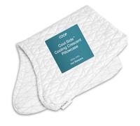 Coop Home Goods The Cool Side Crescent - Funda de Almohada refrescante tamaño Queen para Personas Que Duermen con Calor, Fundas de Almohada de Dos Caras, Lado Acogedor y Lado Fresco, tecnología Ultra