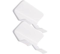 COOPHYA 2piezas Soporte de Pared para Secador de Pelo sin Taladro Organizador con Ranura para Cable Almacenamiento Estable para Baño Rack de Almacenamiento Compacto y Fácil Instalación