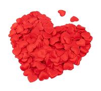 COOPHYA 300piezas Corazones Decorativos para San Valentín y Bodas Confeti Artificial Reutilizable para Mesa Fiesta Romántica Hotel y Cumpleaños