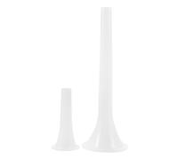 COOPHYA Accesorios para Hacer Salchichas de Plástico Reutilizable Blanco, Embudos Portátiles y Ahorradores de Espacio para Cocina, Paquete de 2 Unidades
