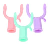 COOPHYA Cabezal de Tenedor para Barra de Ropa de Plástico, 3 Piezas para Uso al Aire Libre, Práctico y Resistente para Colgar Ropa en Tendedero