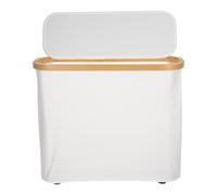 COOPHYA Organizador de Papel Higiénico Transparente Plegable con Tapa, , para Baño y Dormitorio, Fácil de Limpiar, con Tela Oxford