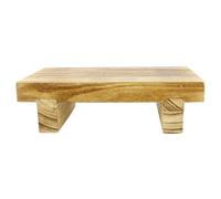 COOPHYA Taburete de Madera para Escalón para Cama, Banco de Pies Debajo del Escritorio, Fácil de Transportar y Soporte Estable