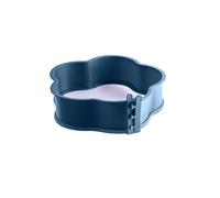 COOX® Molde redondo de silicona en forma de flor Ø 26 cm (azul-gris)