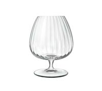 Copa de Cognac Optica de Luigi Bormioli de Vidrio Soplado Ultra Claro y Resistente a Roturas con Tallo Reforzado de Titanio - 465 Ml