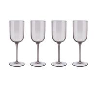 Copa de vino blanco FUUM, juego de 4 piezas, 280 ml, cristal marrón, Blomus