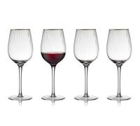 Copa de vino tinto PALERMO GOLD, juego de 4 piezas, 300 ml, Lyngby Glas