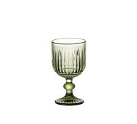 Copa set 6 cristal 8x8x14,5 260ml rayado verde El mejor complemento para tu hogar.