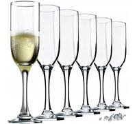 Copas de vino KADAX, copas de vino aptas para lavavajillas 6x210ml, para...