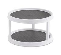 Copco 2555-0187 - Mesa giratoria Antideslizante de 2 Pisos, 30,5 centímetros, Color Blanco y Gris
