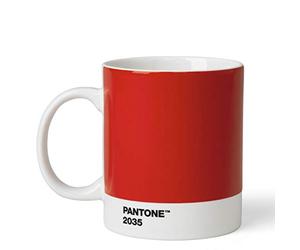 Copenhagen design 101032035 Pantone Mug, Coffee/Tea Cup, Fine China (Ceramic), 375 ml, Red, 2035 C, Porcelana, One Size