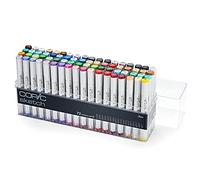 COPIC Sketch Set «72 Colors B», 72 piezas en expositor acrílico, rotulador doble con punta mediana y punta de pincel
